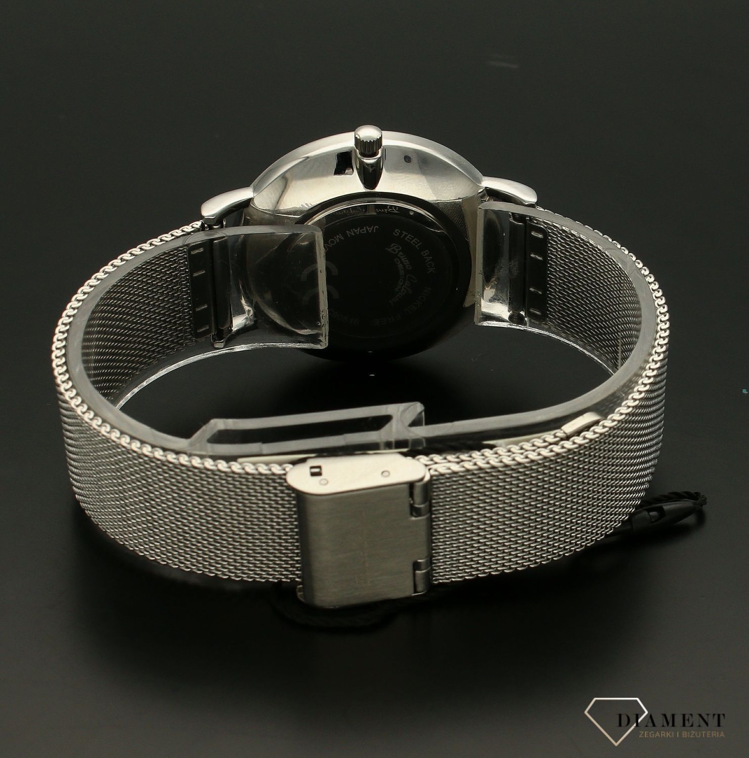 Zegarek damski biżuteryjny z dużą tarczą Bruno Calvani BC90516 SILVER.jpg